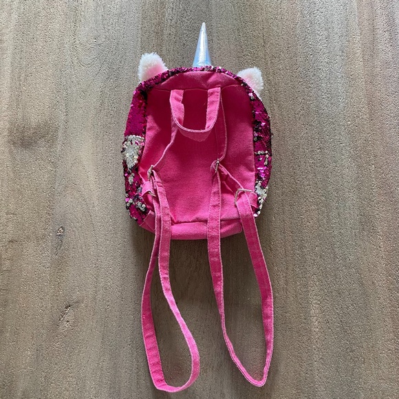 Sequin Unicorn Adjustable Backpack -M1 - Picture 2 of 8